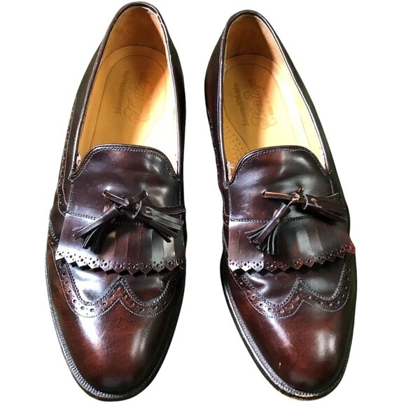 Johnston & Murphy Men\'s Tassel Loafers Size 10.5 B  Brown Leather Dress Shoes main image 8